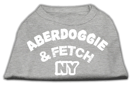 Aberdoggie NY Screenprint Shirts Grey Lg